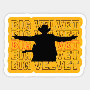 Cauthen Big Velvet Sticker